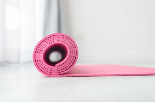 Pink yoga mat