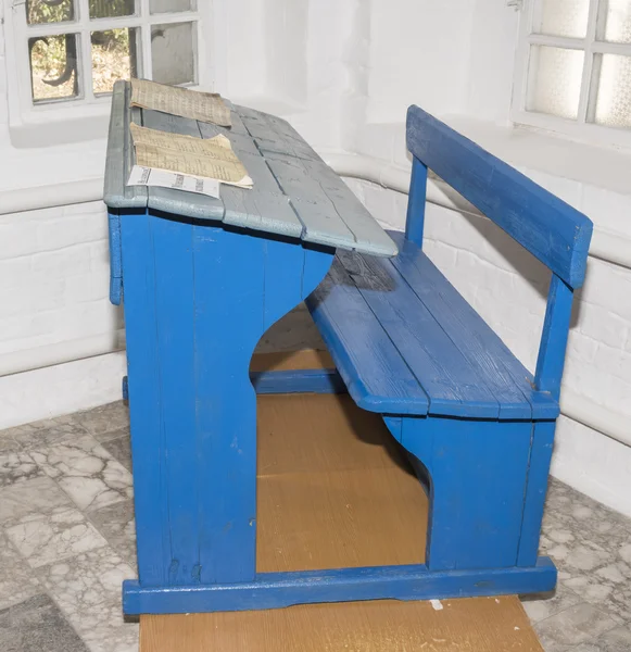 Old student\'s desk, 19th century in Museum-Reserve