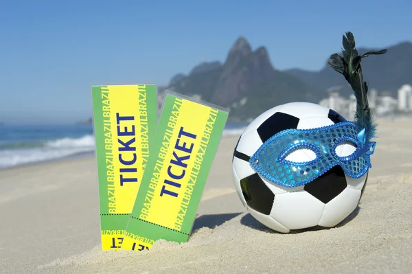 Brazil Tickets with Rio Carnival Football Soccer Ball