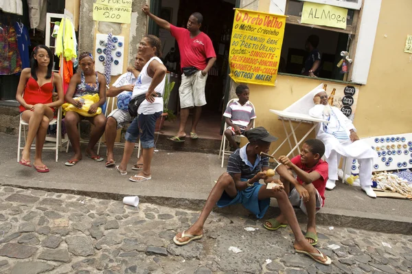Brazilians in Pelourinho Salvador Bahia Brazil