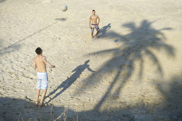 Brazilians Playing Altinho Keepy Uppy Futebol Beach Soccer Football