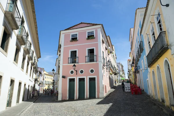 Colorful Colonial Architecture Pelourinho Salvador Brazil