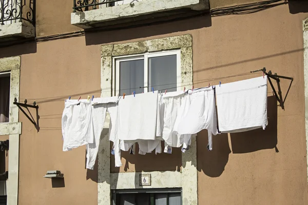Clothes hanging window