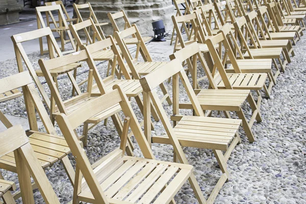 Wooden event chairs