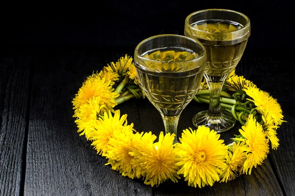 Original homemade dandelion wine