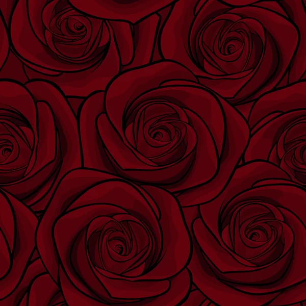 Beautiful seamless background with red roses. for greeting cards and invitations of the wedding, birthday, Valentine\'s Day, mother\'s day and other seasonal holidays