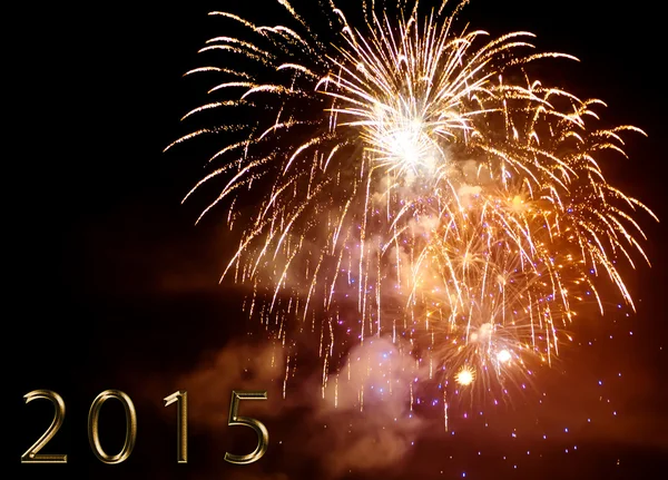 Happy new year 2015 - firework by night