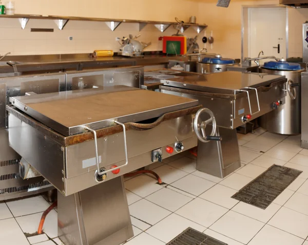 Typical kitchen of a food processing plant