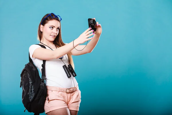 Woman taking photo