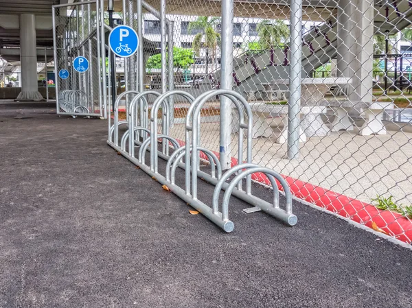 Bike Rack in parking area