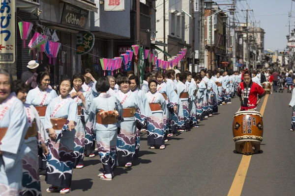 Sakura festival in Kawagoe, Saitama Japan.