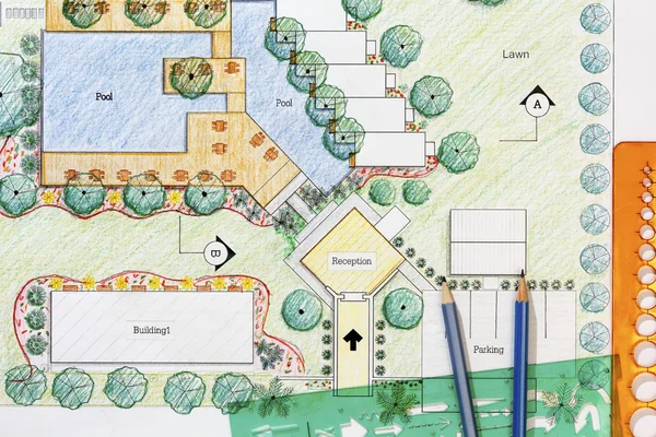 Landscape Architect Design hotel resort plan