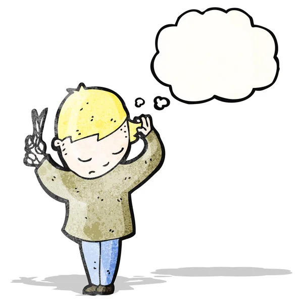 卡通<em>男孩剪头发</em> - 图库矢量图像 lineartestpilot 