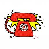 Klingelndes Telefon Comic Klingelndes Telefon Comic