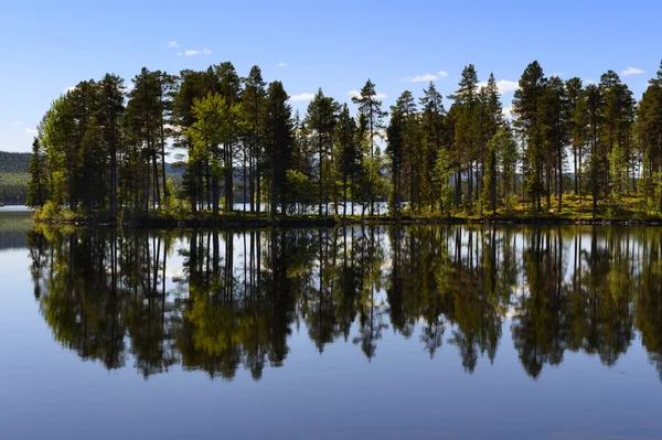 Lake with reflection