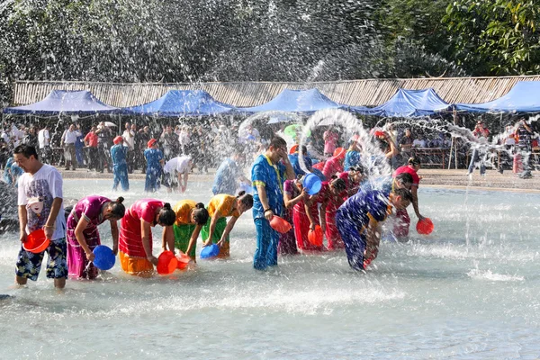 New Year Water-Splashing Festival, Yunnan China