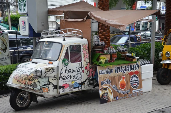 Modified Tuk Tuk truck for food business