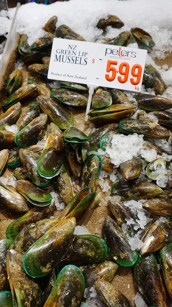 Mussel sold in Sydney Fish Market