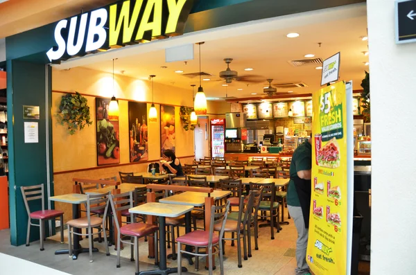 Subway restaurant in Singapore