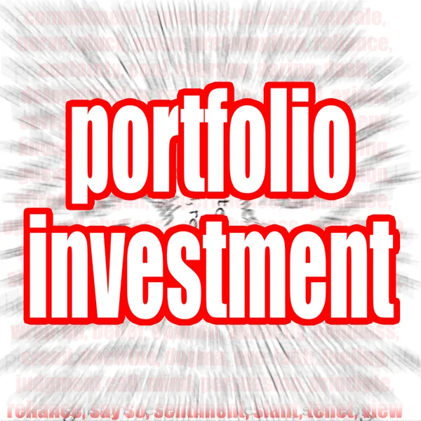 Portfolio investment word cloud