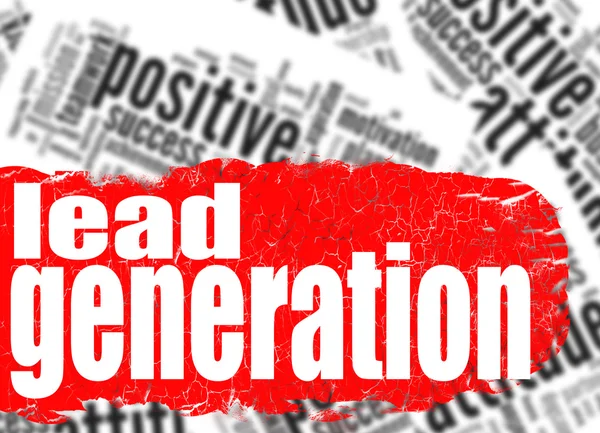 Word cloud lead generation
