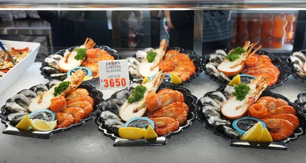 Lobster platter sold in Sydney Fish Market