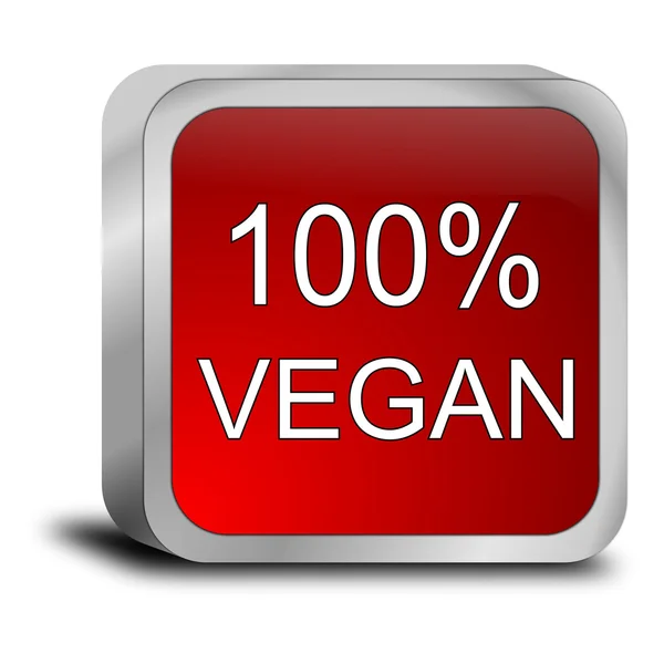 Hundred percent vegan Button