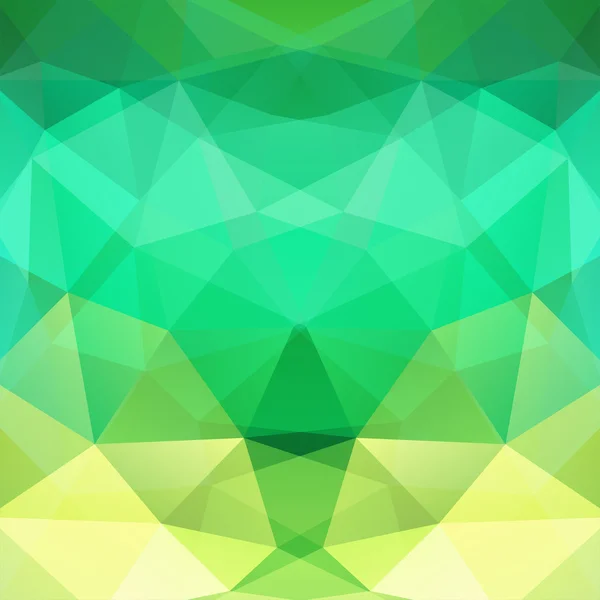 Abstract geometric style green background. Vector illustration. Green, yellow colors.