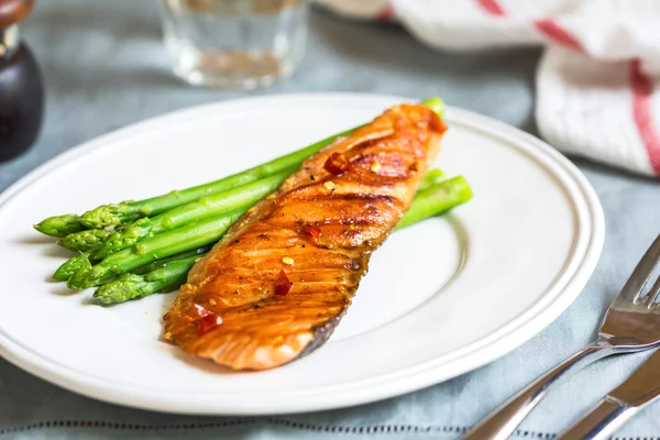 Grilled Chilli Salmon