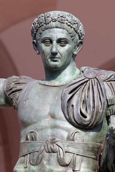 Bronze statue of the Roman Emperor Constantine