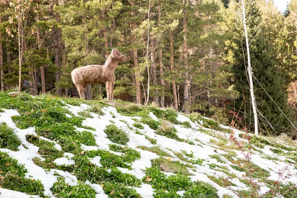 Ski resort Forest Tale near town of Almaty, Kazakhstan