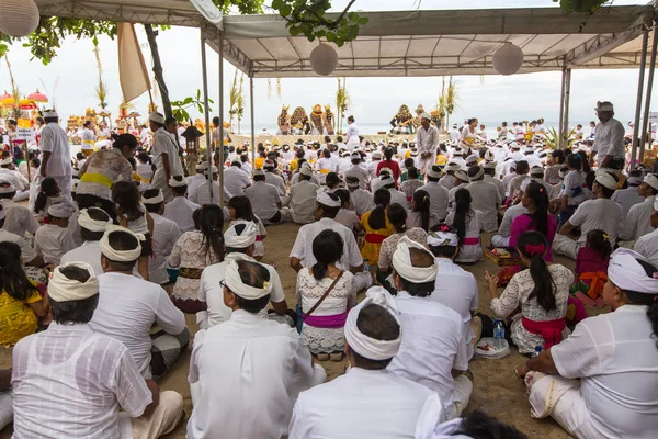 People during Melasti Ritual