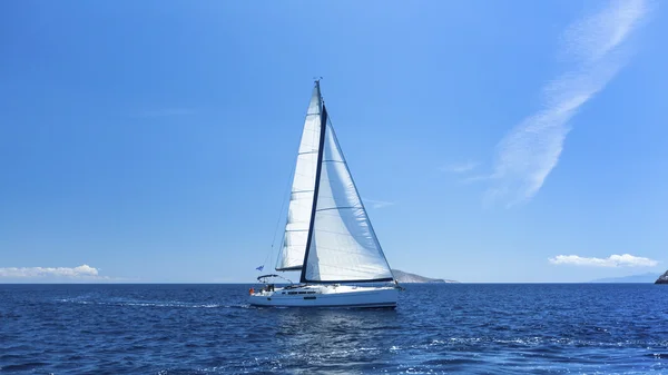 Luxury yacht  Sailing