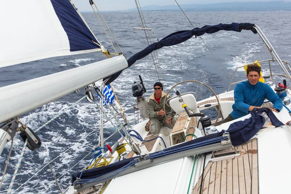 Sailor participate in regatta