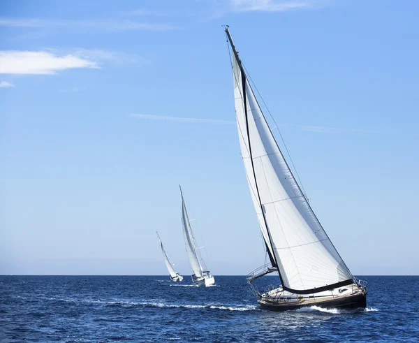 Sailing in the wind through the waves