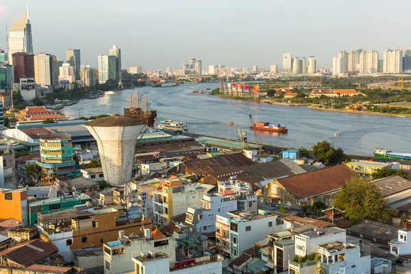 Top view of Saigon River