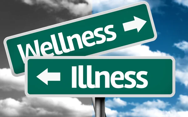 Wellness x Illness creative sign