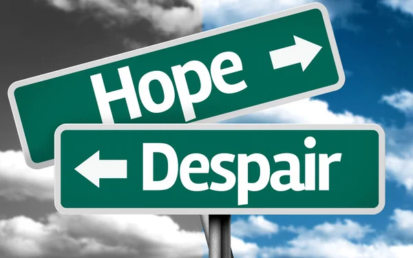 Hope x Despair creative sign