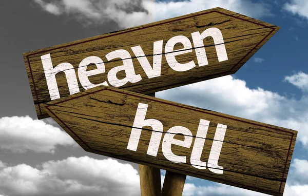 Heaven x Hell creative sign