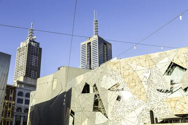 Iconic Federation Square in Melbourne