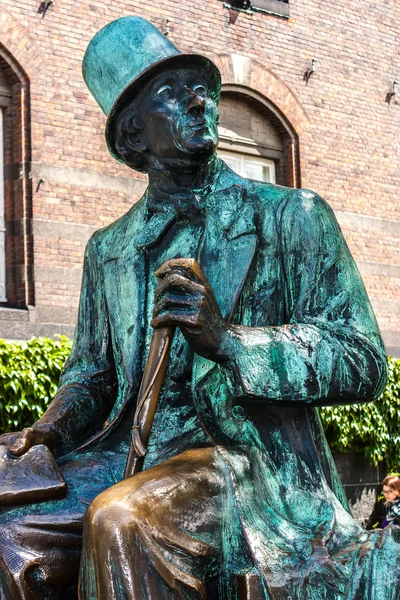 Hans Christian Andersen statue in Copenhagen