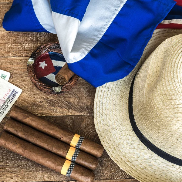 Cuban concept table of some related items