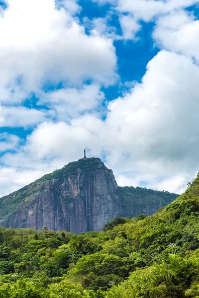 Christ on the top of the Rock in Rio de Janeiro, Brazil