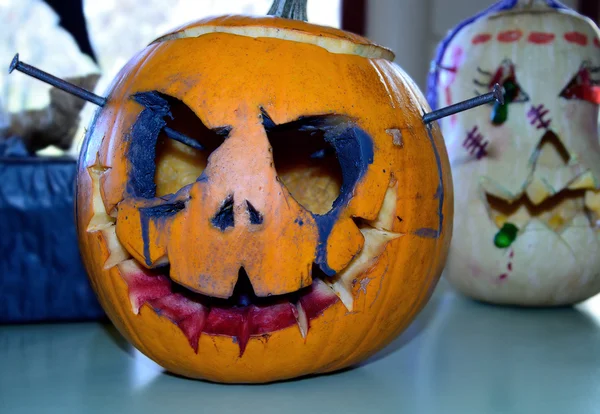 Sinister Halloween pumpkins