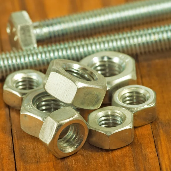 Image of nuts and bolts close-up