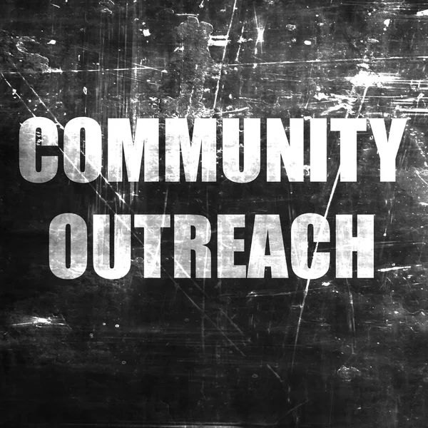 Community outreach sign