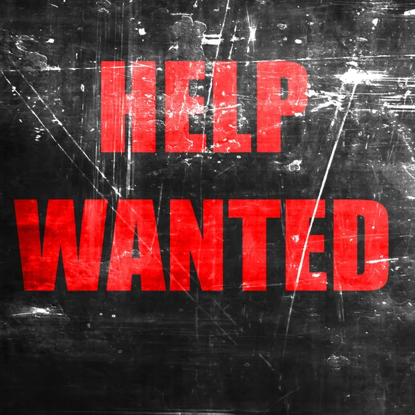 Help wanted sign