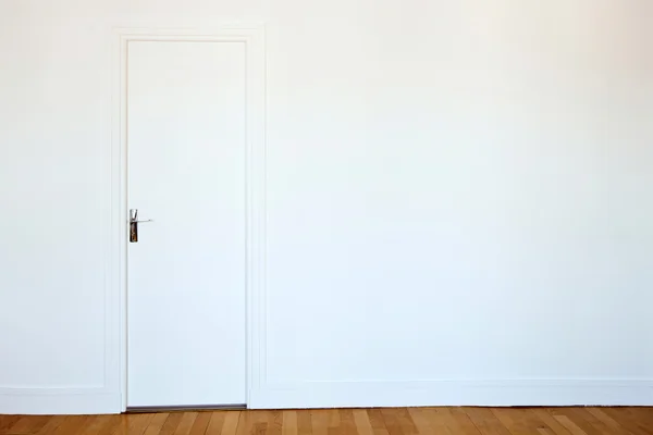 Door on white wall