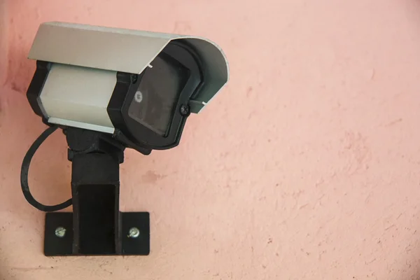 Security cam on wall