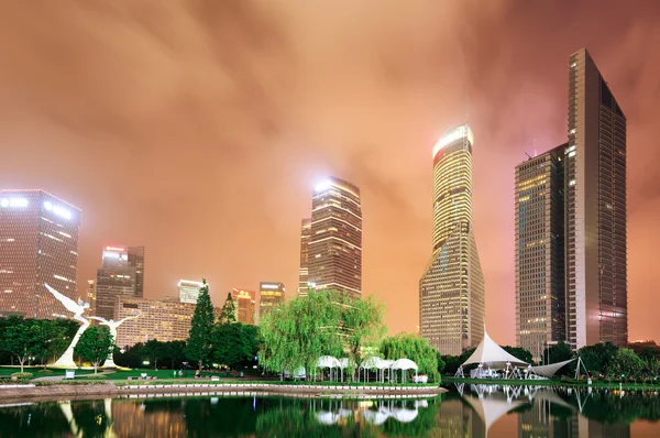 High-rises in Shanghai's new Pudong banking and business distric